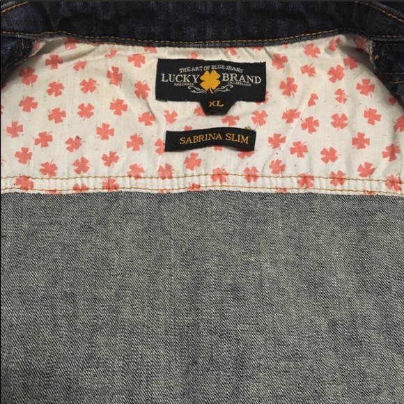 Lucky Brand Sabrina Slim Denim Jean Jacket - Picture 3 of 6